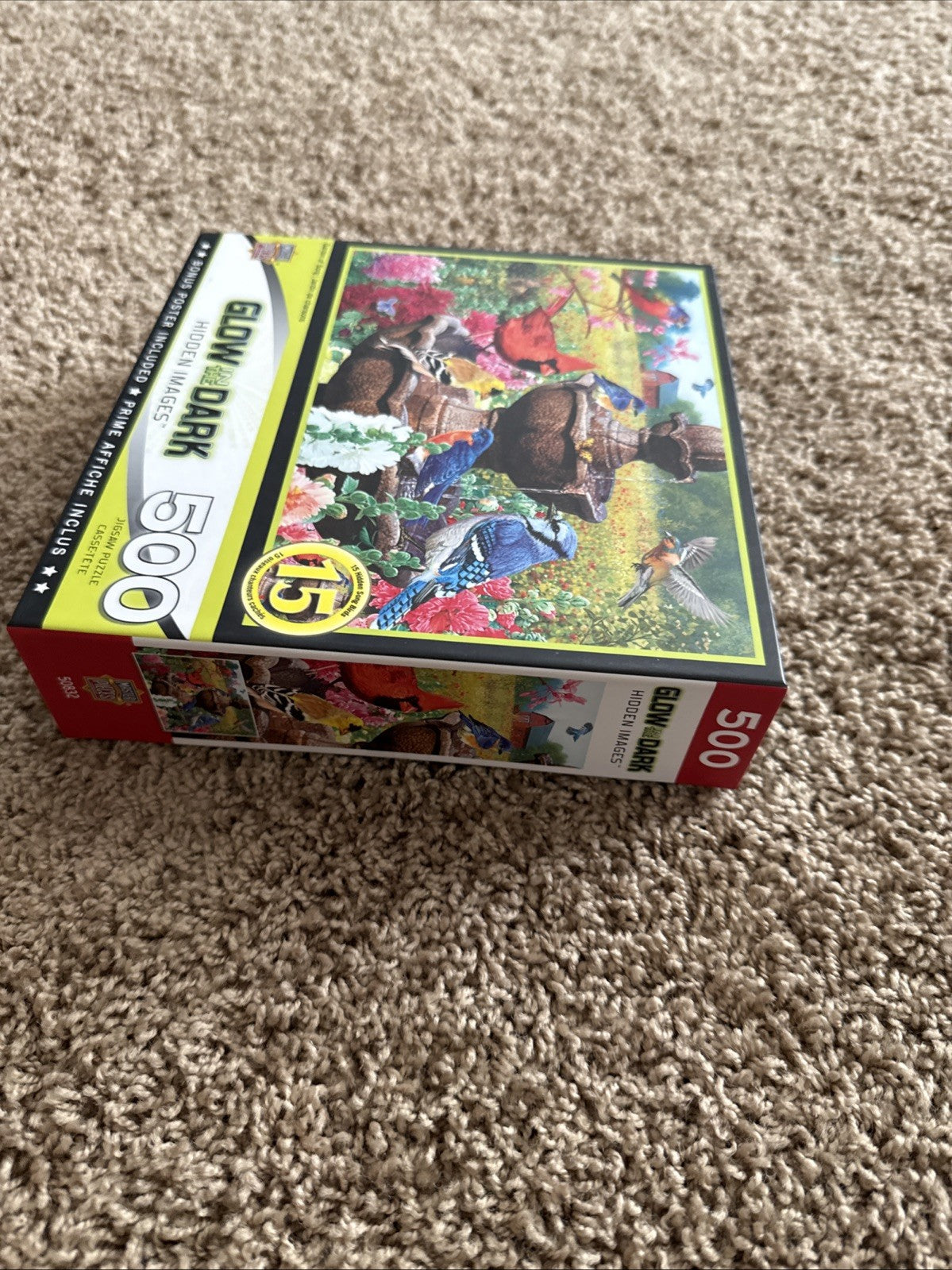 Lot Of 2 Bird Puzzle Lot of 10 100pc 300pc 500pc New in Box + Glow In Dark 500pc