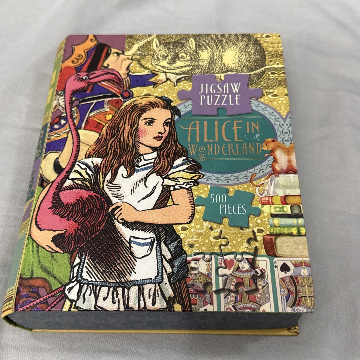 Alice In Wonderland 500 Piece Jigsaw Puzzle Collectible Fantasy Art