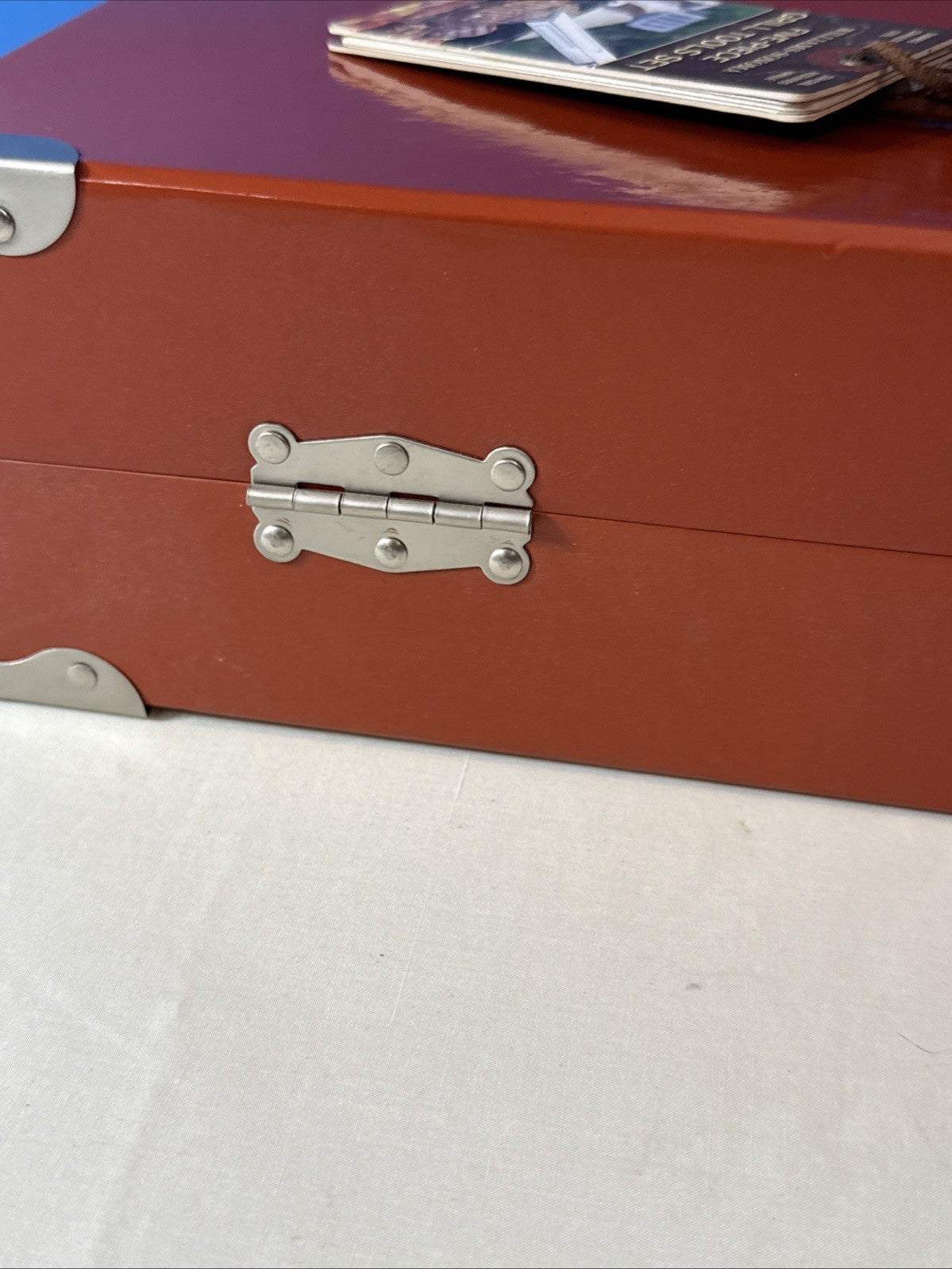 Williams Sonoma 5 Piece BBQ Grill Tool Set Stainless Steel Wood Case New