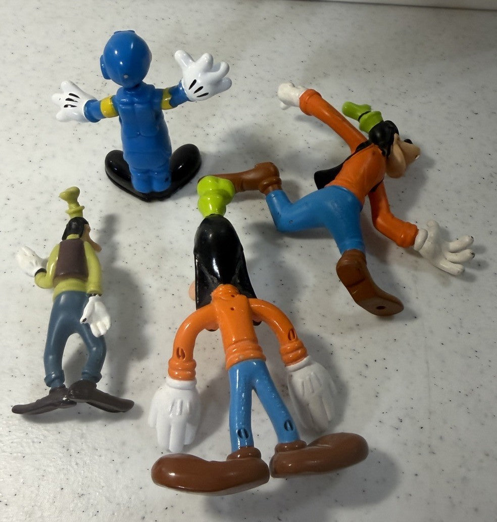 Disney Goofy Figure Lot Walt Disney World Roadster Racers 5 Piece Exclusive