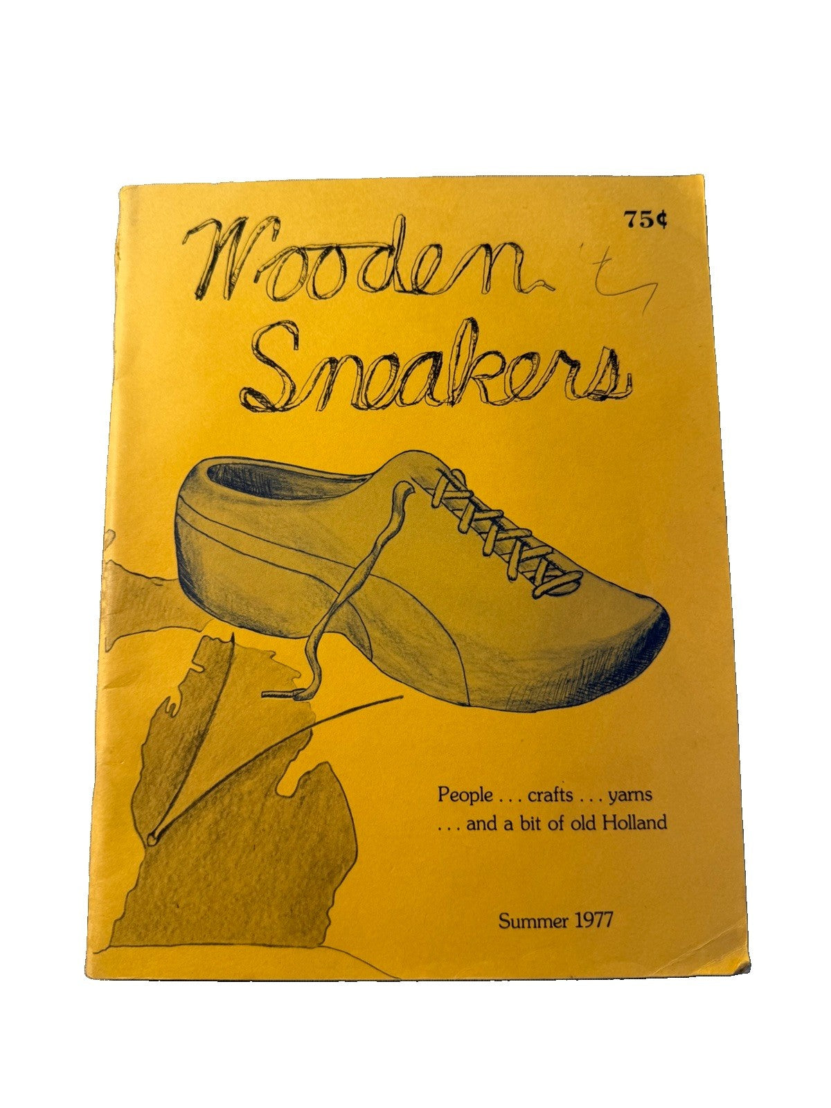 Vintage Wooden Sneakers Magazine Summer 1977 Hope College Student Publication