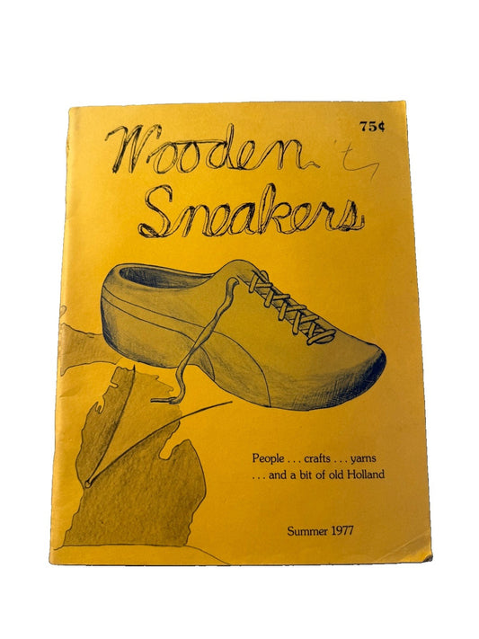 Vintage Wooden Sneakers Magazine Summer 1977 Hope College Student Publication