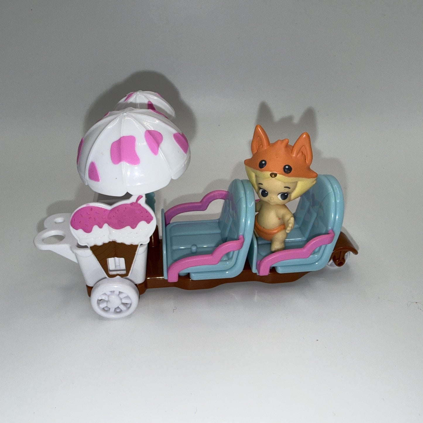 Moose Twozies Two Cool Ice Cream Cart Box Babies Fox Costumes Figure Incomplete