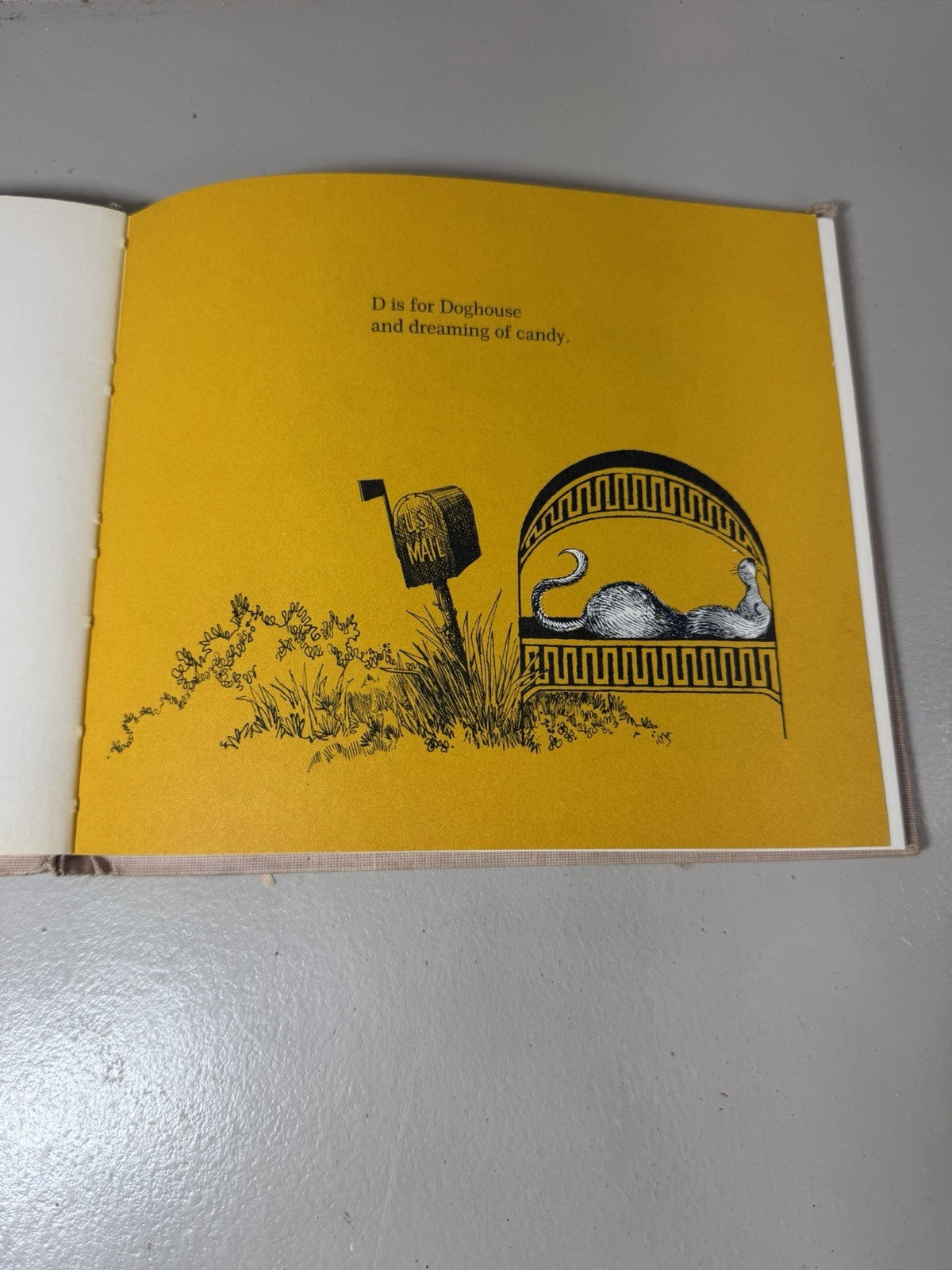 Vintage 1961 A Is For Anything Katharina Barry Childrens Book First Edition ABC