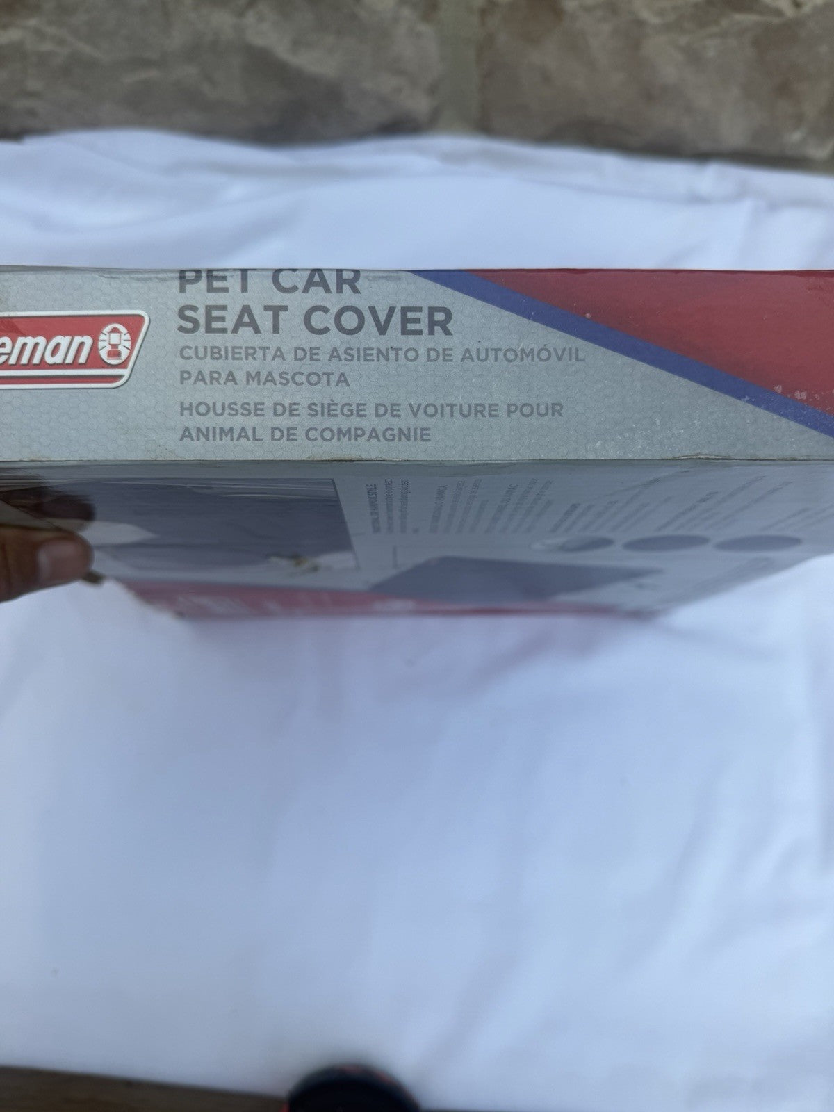 Coleman Pet Car Seat Cover Hammock Water Resistant Black 57 x 57 Universal