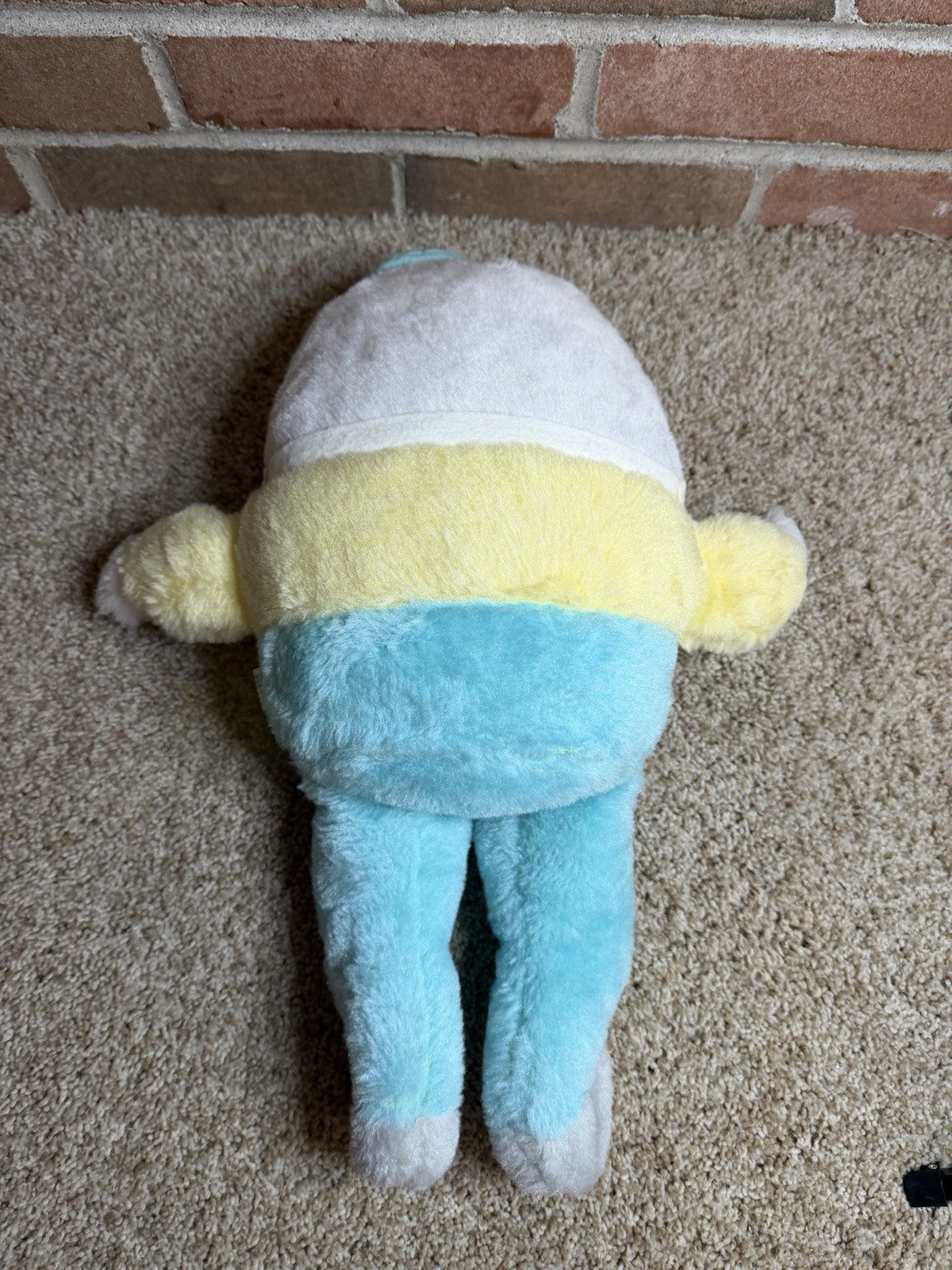 Vintage 1950s 1960s Douglas Humpty Dumpty Plush Rattle Nursery Rhyme Toy