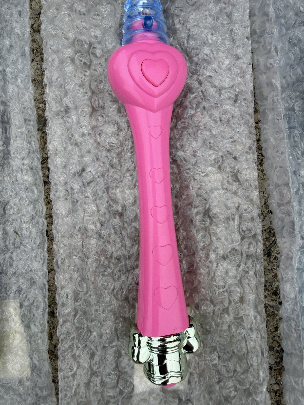 Lot of 5 Vintage Light Up Moon Scepter Wands Princess Costume Party Favor NOS