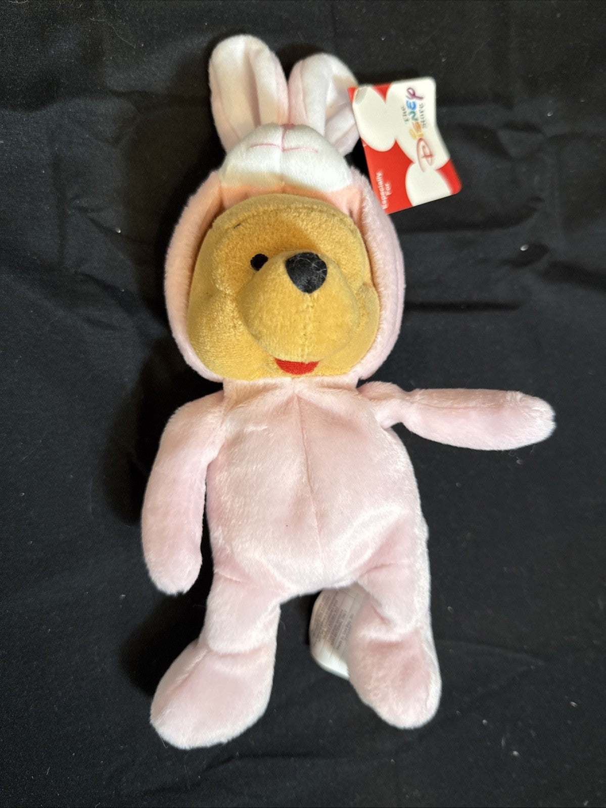 Disney Store 8” Easter Winnie The Pooh Stuffed Bean Bag Lamb Bunny Plush Set