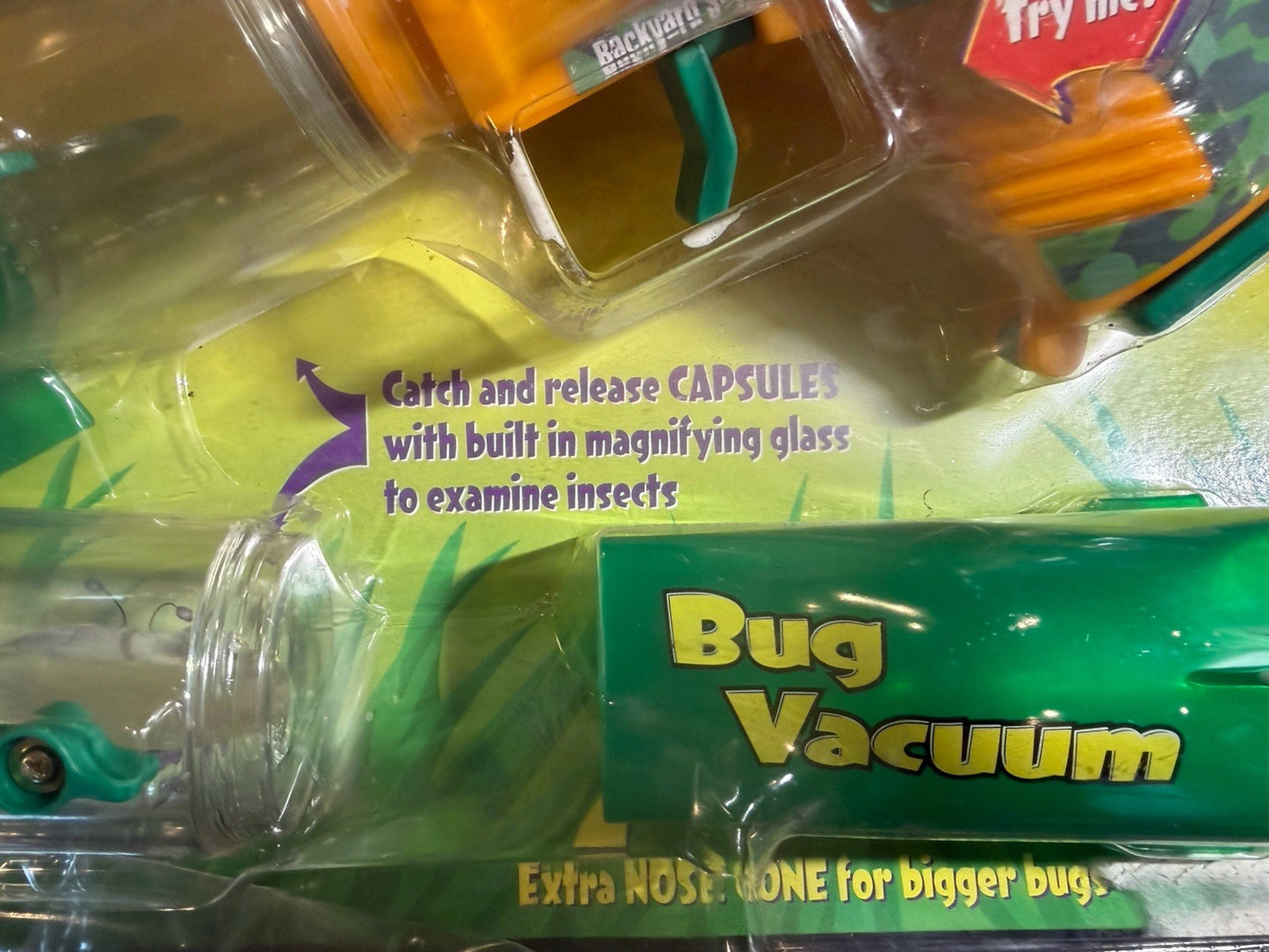 Backyard Safari Bug Vacuum Catch Release Educational Insect Toy New Package Kids