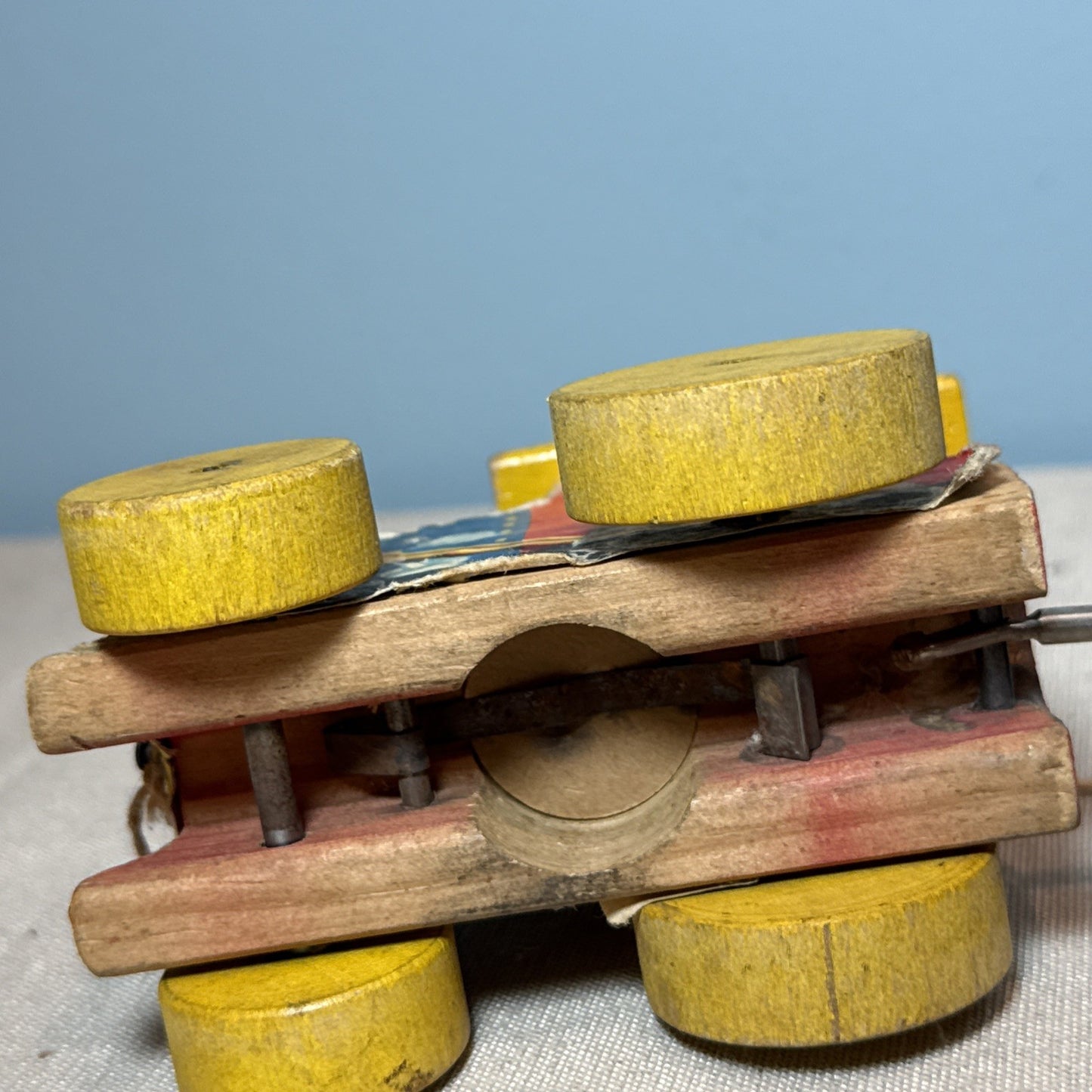 Vintage Fisher Price #215 Choo Choo Train Pull Toy 1950s Wooden Classic