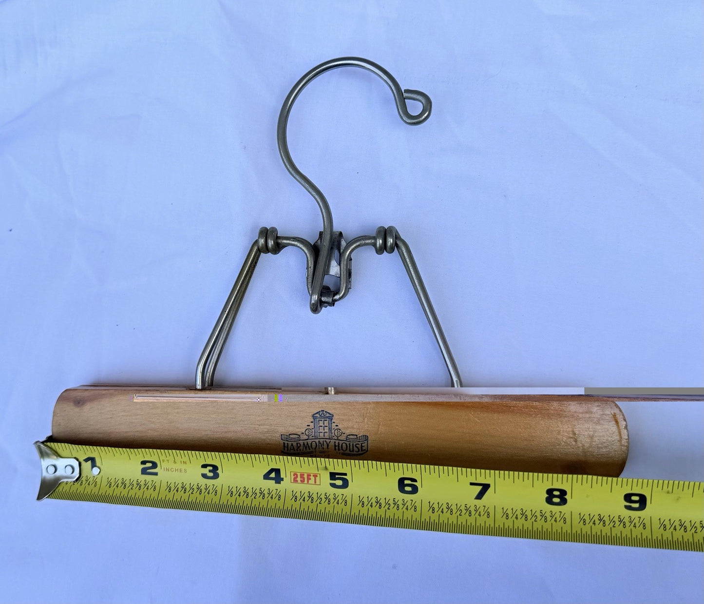 Vintage Wooden Pants Hanger Lot Acme Harmony House Sears Trouser Hangers Set of