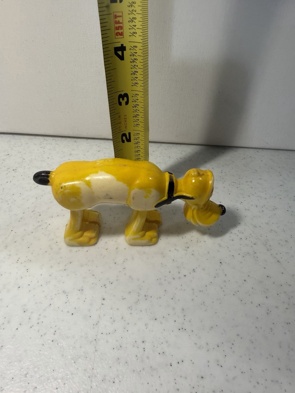 Vintage 1960s Marx Disney Pluto Ramp Walker Plastic Toy Figure Hong Kong