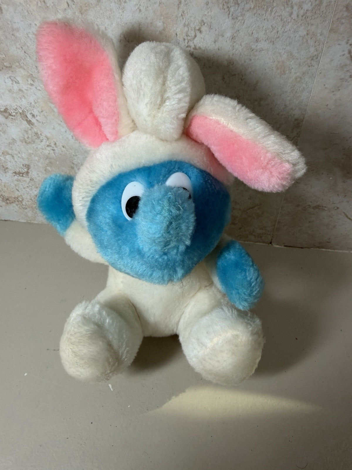 Vintage Smurfs Plush Toys Wallace Berrie 1981 Smurfette Papa Smurf Lot of 6
