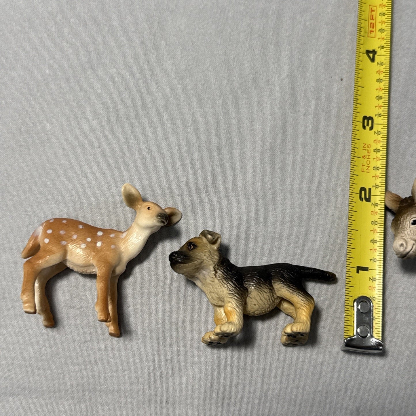 Schleich Animal Figurine Lot German Shepherd Goat Deer Donkey Realistic Toys