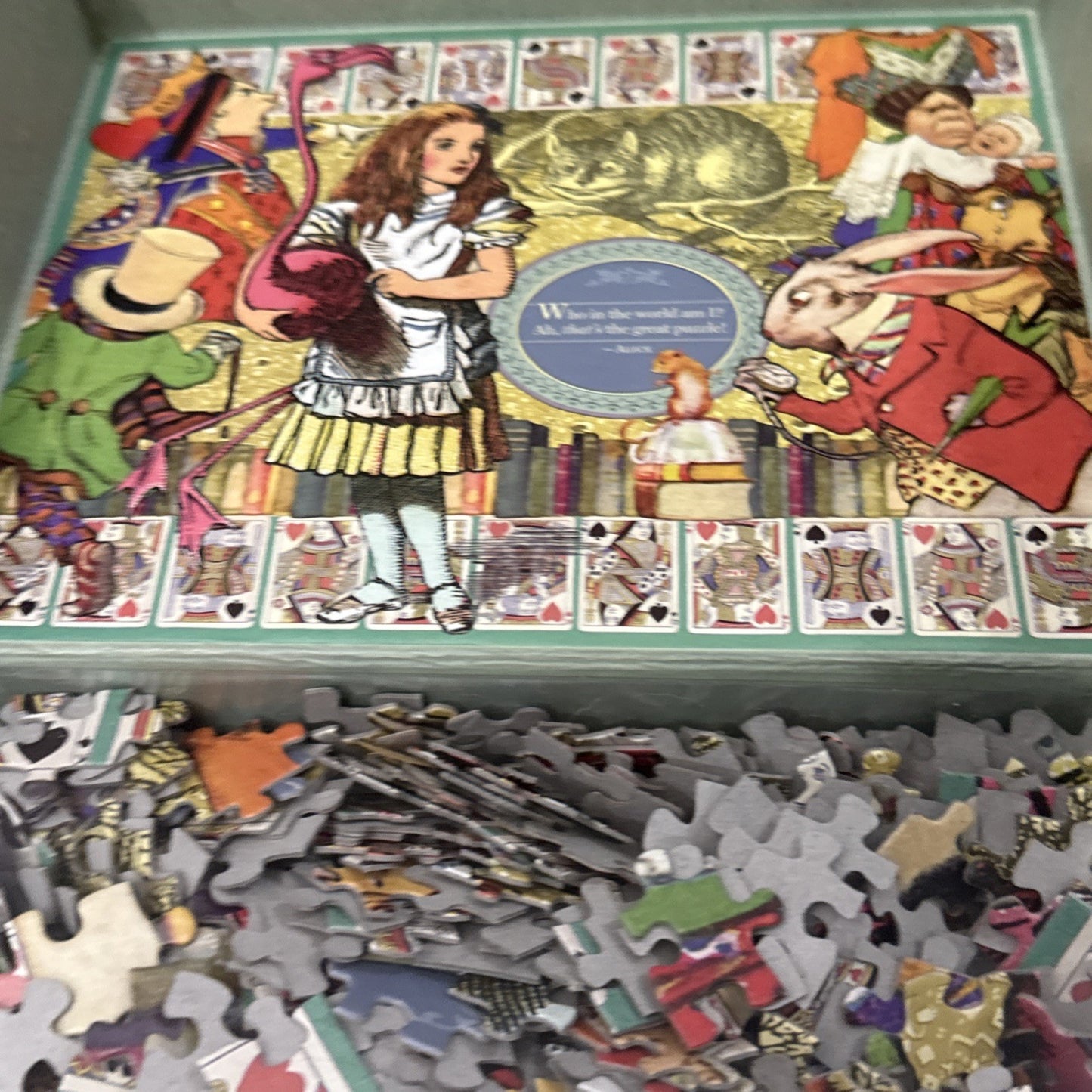 Alice In Wonderland 500 Piece Jigsaw Puzzle Collectible Fantasy Art