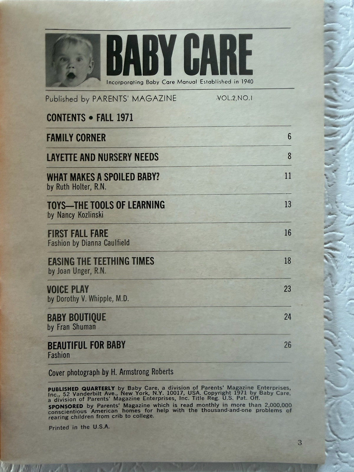 Vintage Baby Care Booklet Lot Parents Magazine Infant Care Guides 1958-1971
