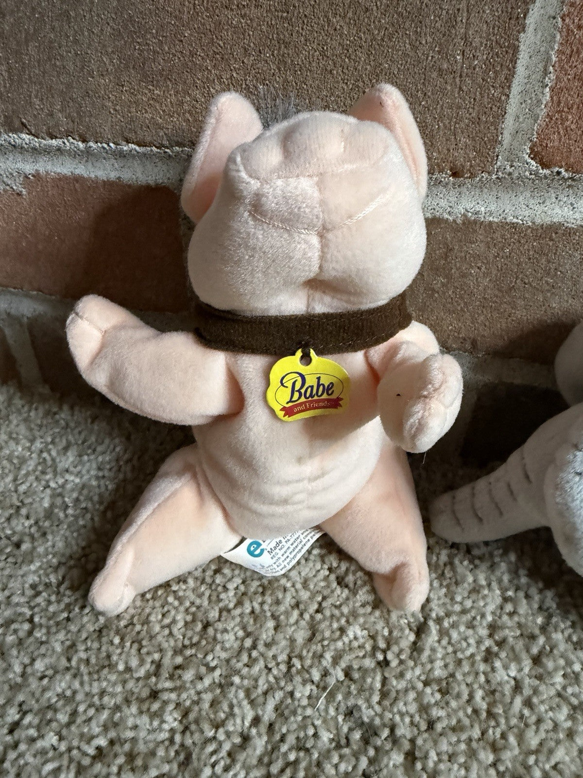 Baby Gap Plush Lot 4 Elephant Ellie Horse Cow Pig Stuffed Animals Vintage Toys