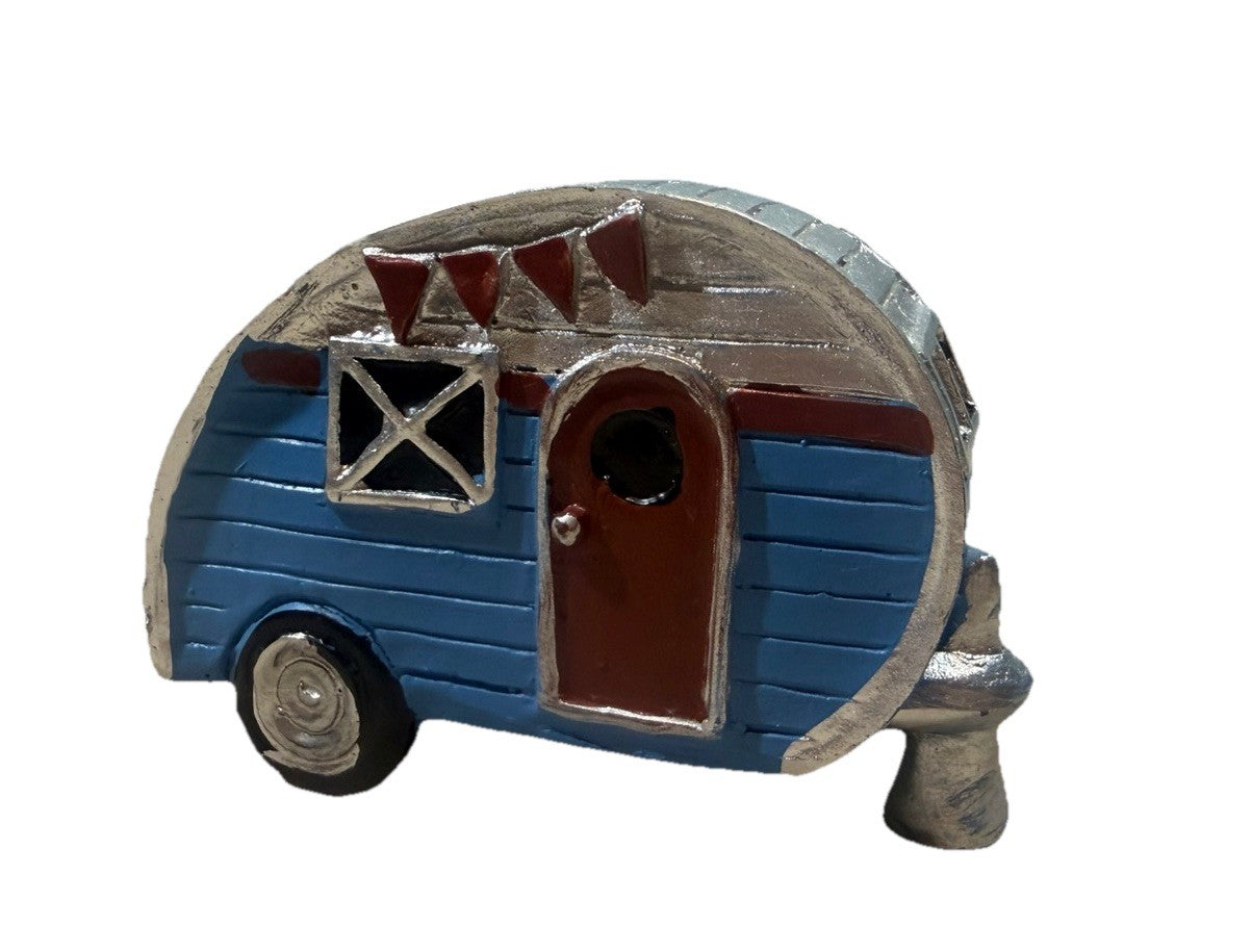 Dollhouse Fairy Garden RV Camper Glamping Mobile Home Miniature Decor