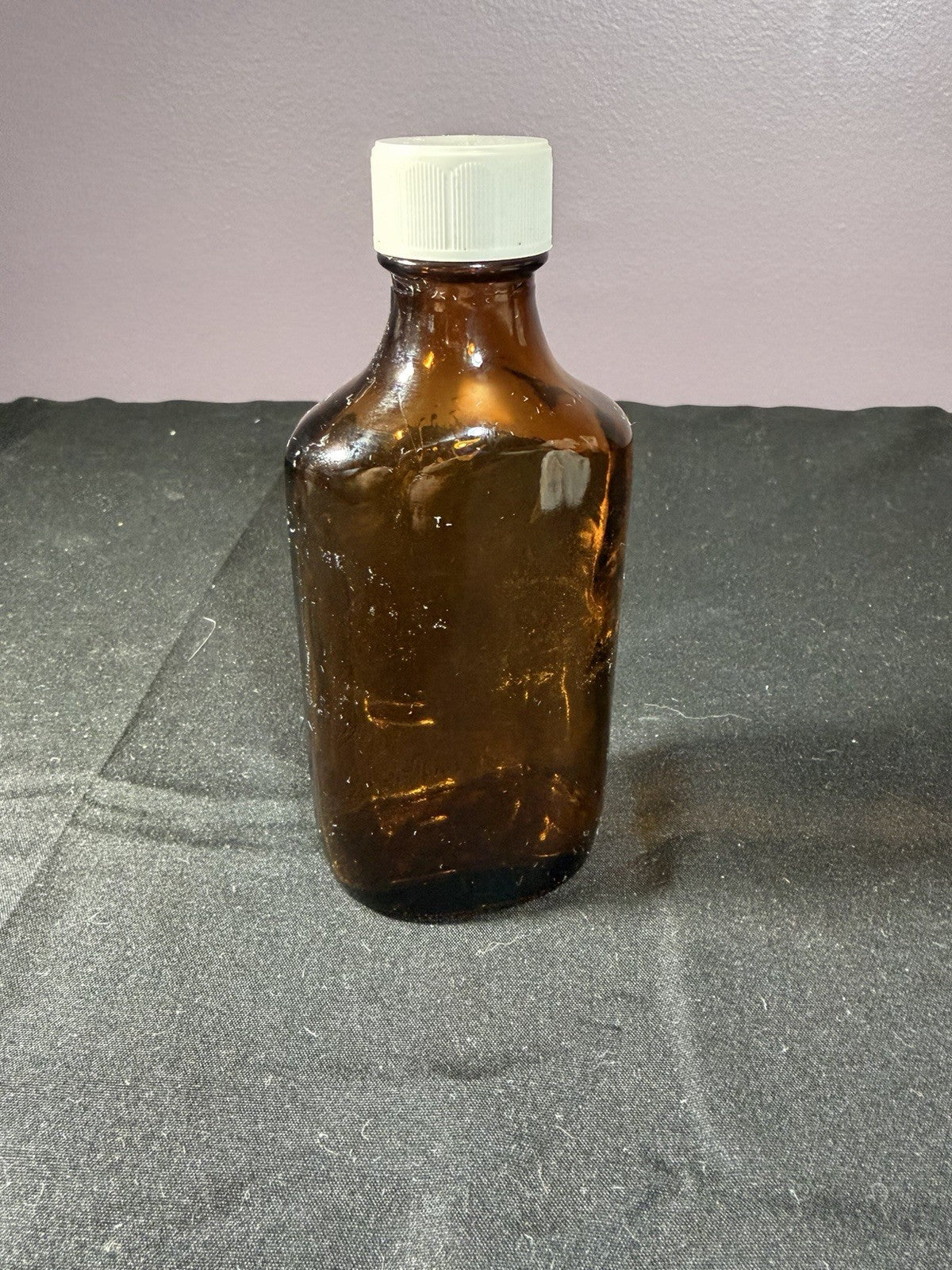 Vintage Amber Glass Medicine Bottles Clear Glass Lot of 3 Apothecary