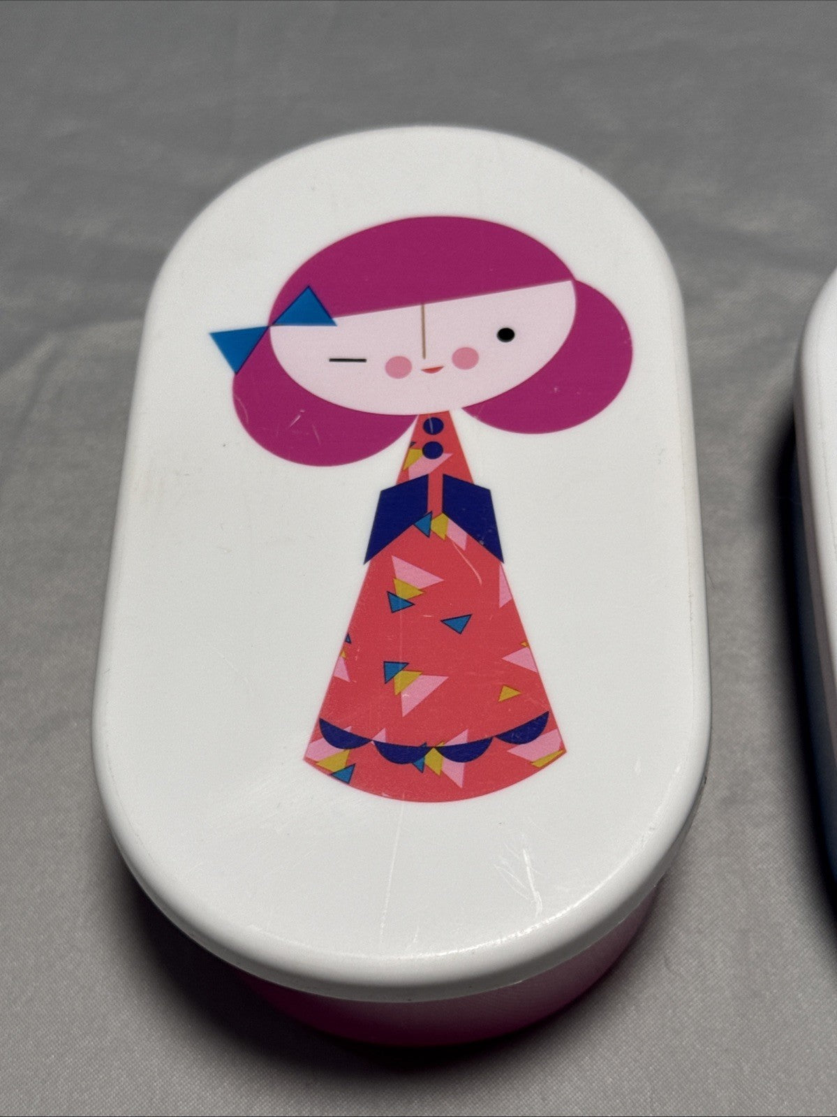 Kokeshi Matryoshka Nesting Bento Snack Boxes Set Of 4 Japanese Style