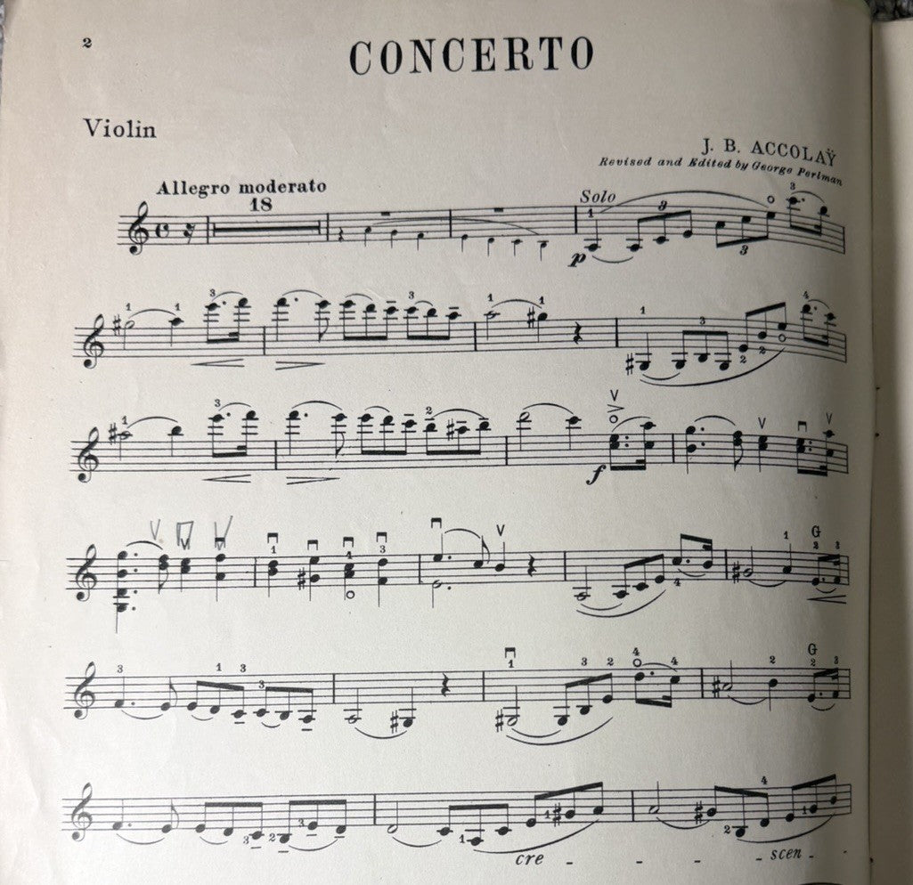 Vintage Carl Fischer Music Library Concerto No 1 Piano Lot Of 2