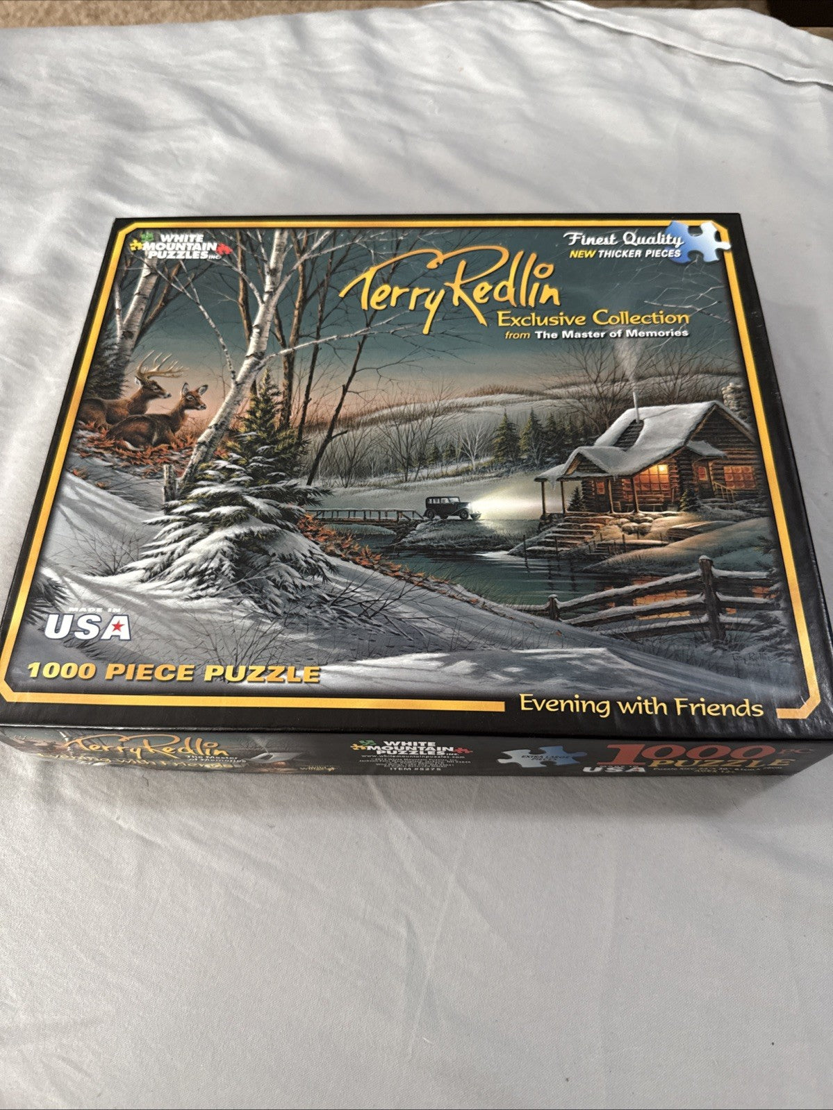 Terry Redlin 1000 Pc Puzzles Evening With Friends Comforts of Home Lot of 2