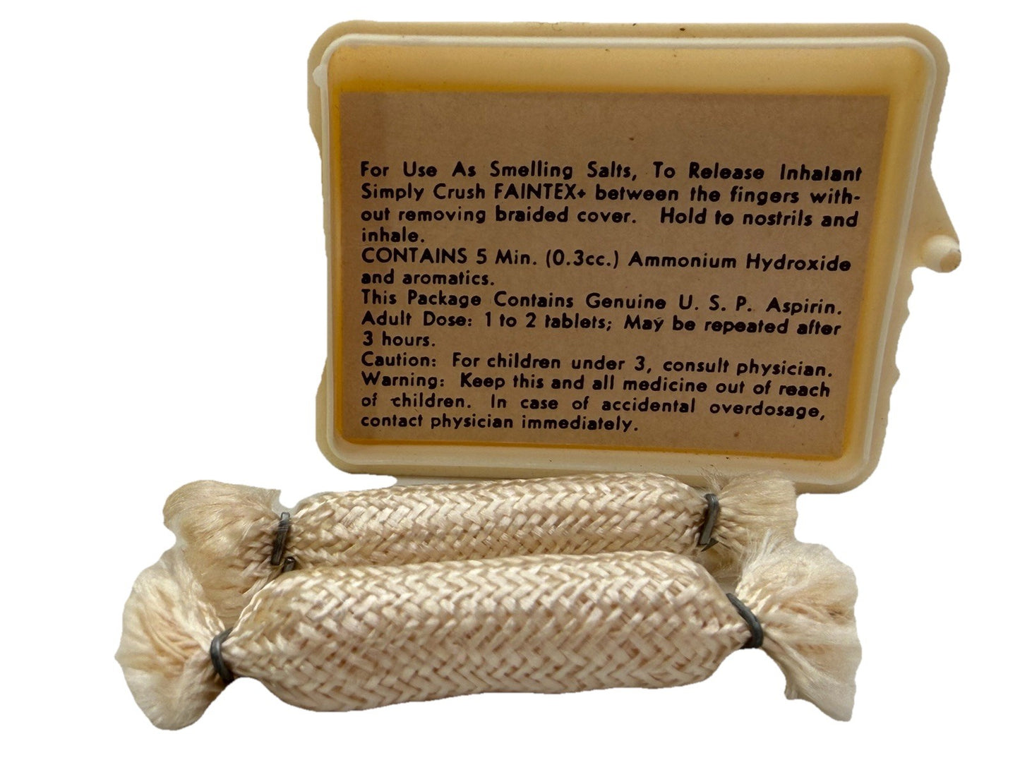 Vintage Smelling Salts With Container