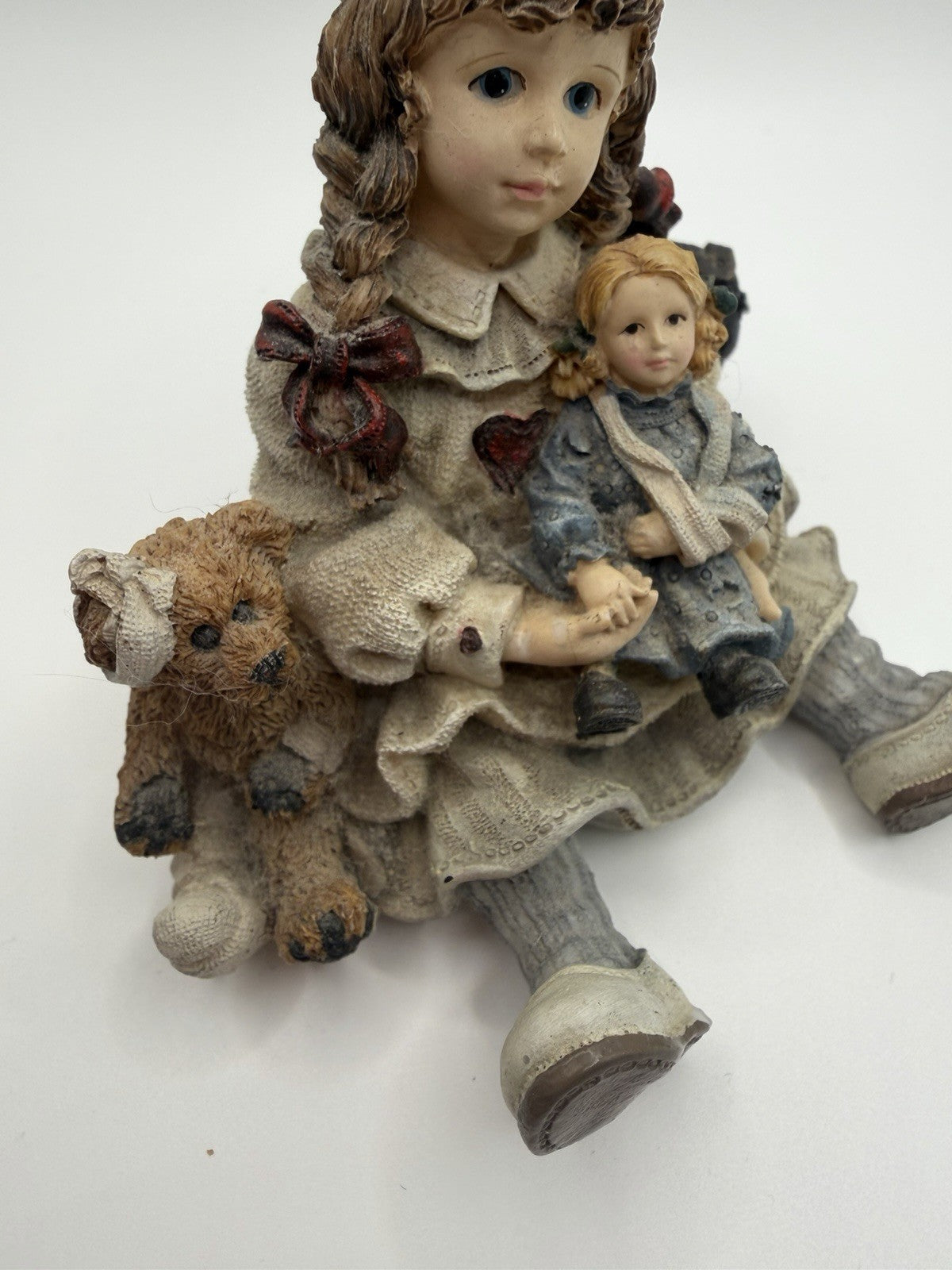 Yesterdays’ Child Nurse Bear Figurine 1995 Katherine Amanda Edmund 2118 Vintage