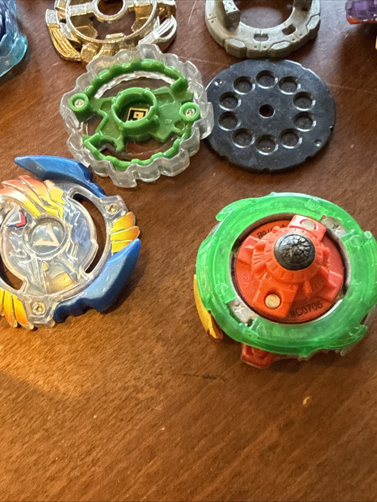 Beyblade Parts Lot Mixed Pieces Launchers Accessories Hasbro Takara