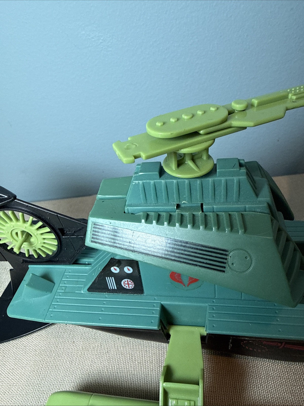 Vintage 1986 GI Joe Cobra Swampfire Vehicle Hasbro ARAH Original Incomplete