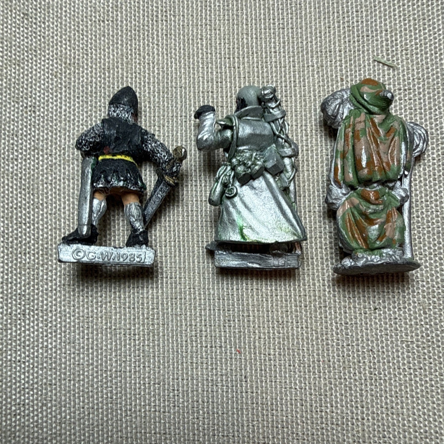 Vintage Metal D&D RPG Miniature Bulk Lot Of 16 Oldhammer Citadel Wizards Elves
