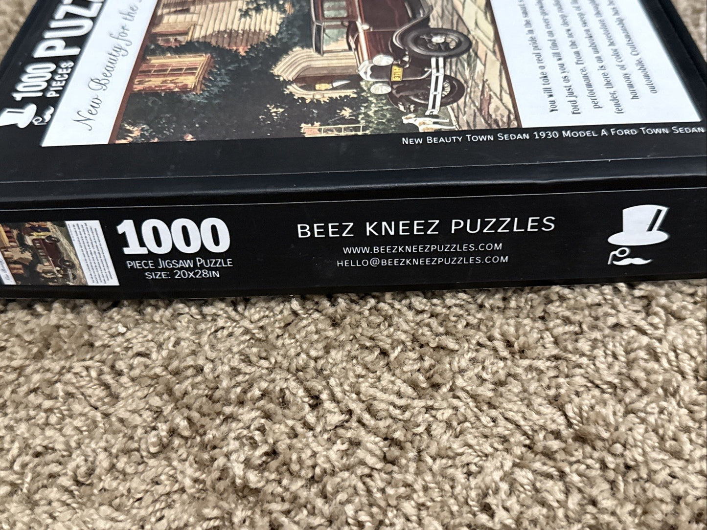 Beez Kneez Town Sedan New Beauty 1000 Piece Puzzle 1930 Ford Model A Sealed