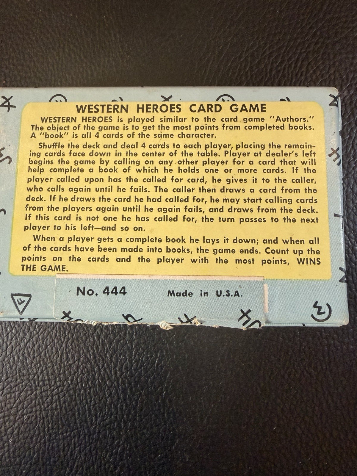 Vintage 1950s Western Heroes Concentration Wildlife Card Games Lot of 2 Complete