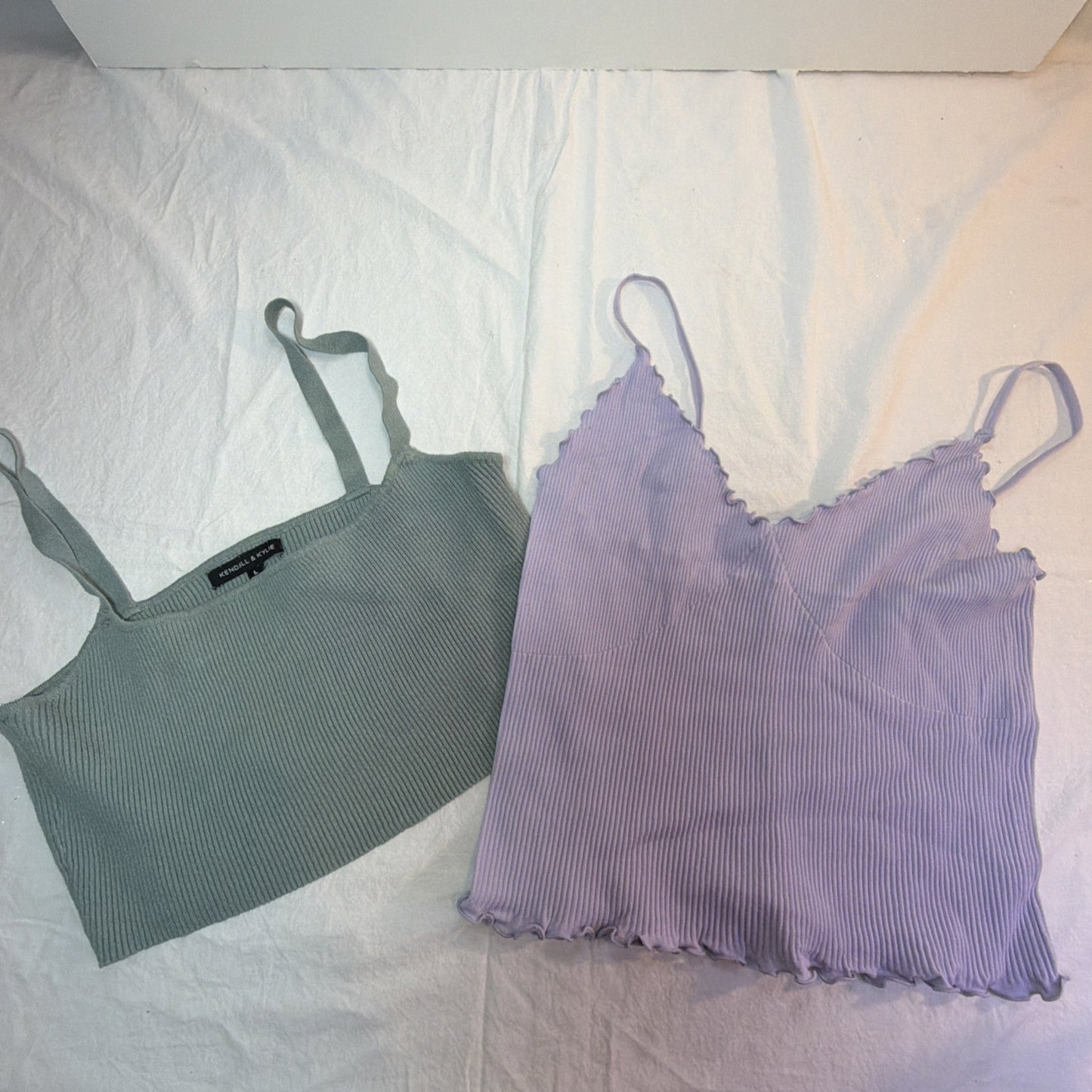 Teen Girls Tank Top Lot Size L Kendall and Kylie and PacSun 2 Pieces