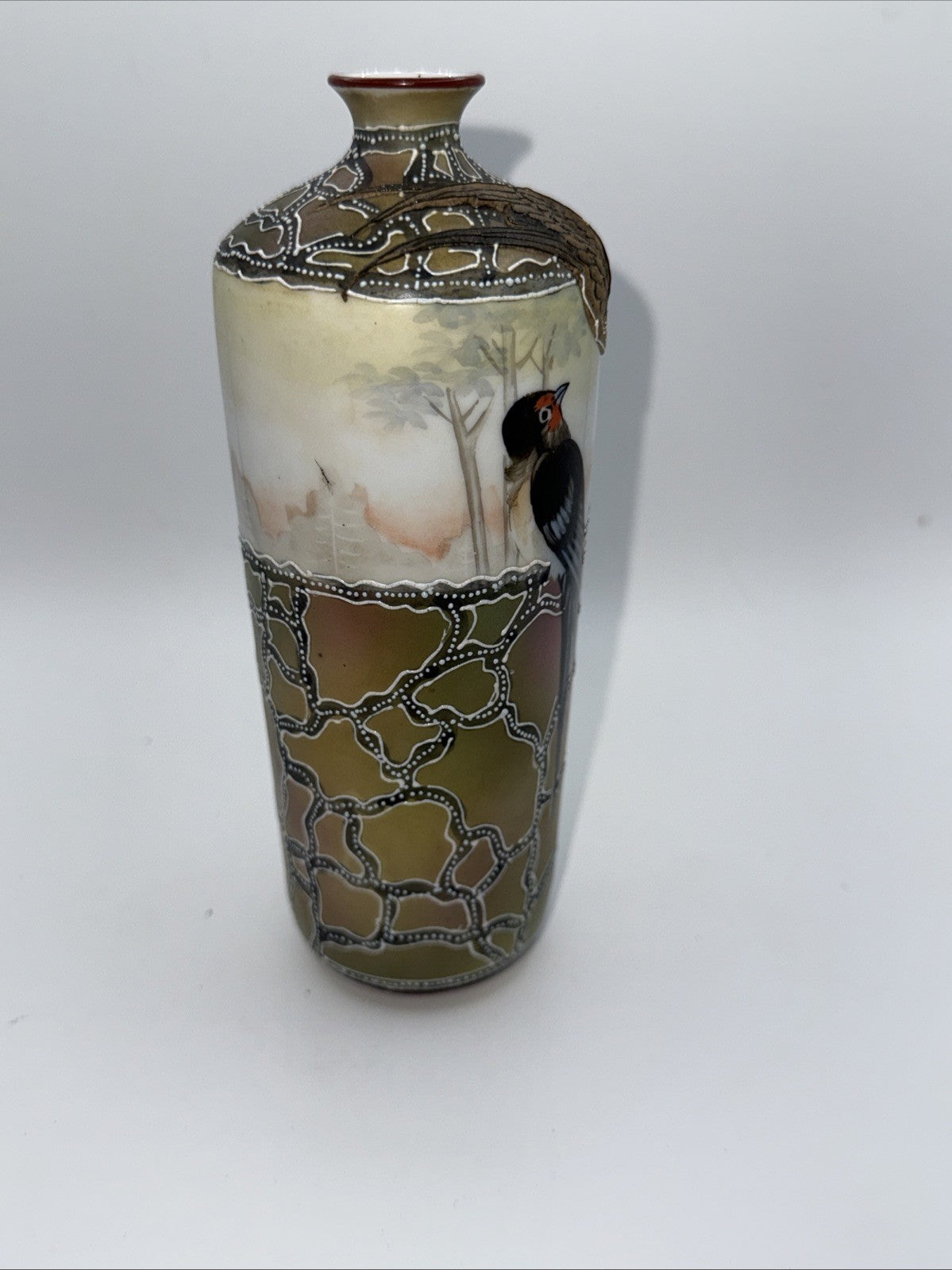 Vintage Noritake Vase Rare Art Deco Style 7x3