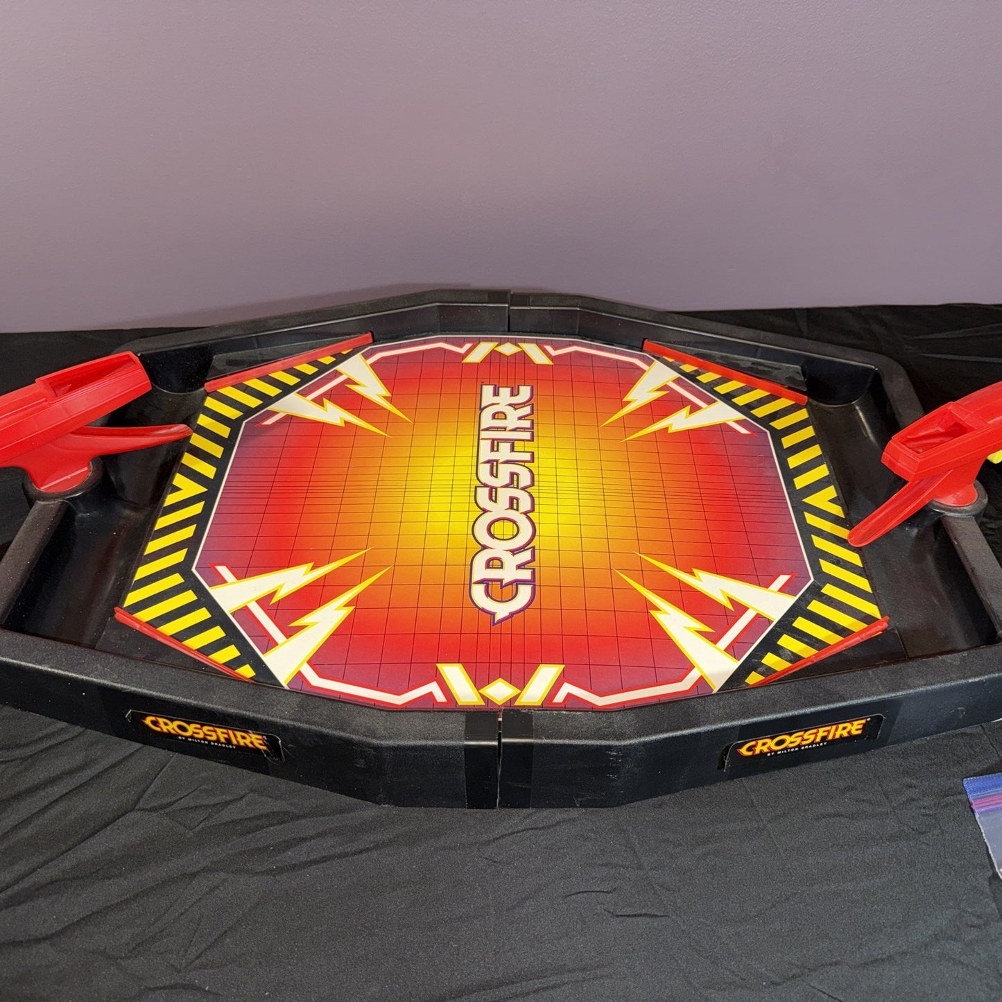 VintageMilton Bradley Crossfire 1988 Board Game COMPLETE w/ Silver Ball Pellets