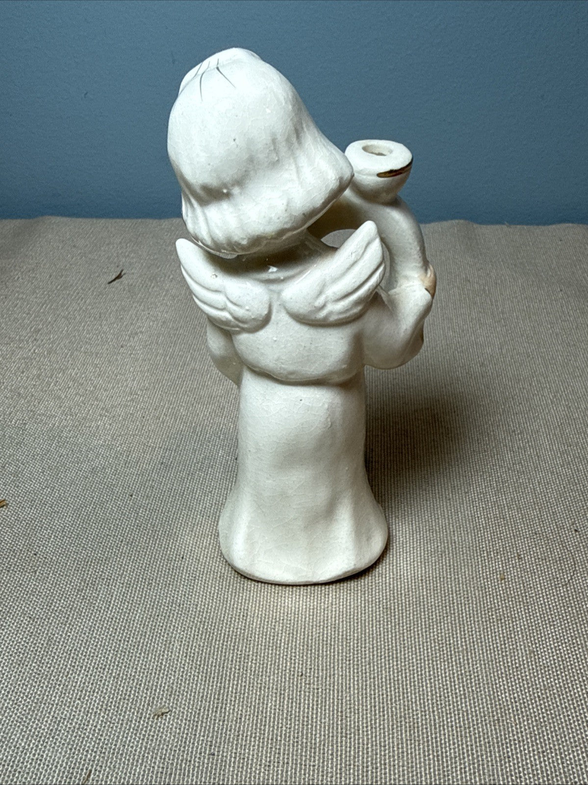 Vintage Noel Choir Angel Candle Holders Commodore Japan Hand Painted Christmas
