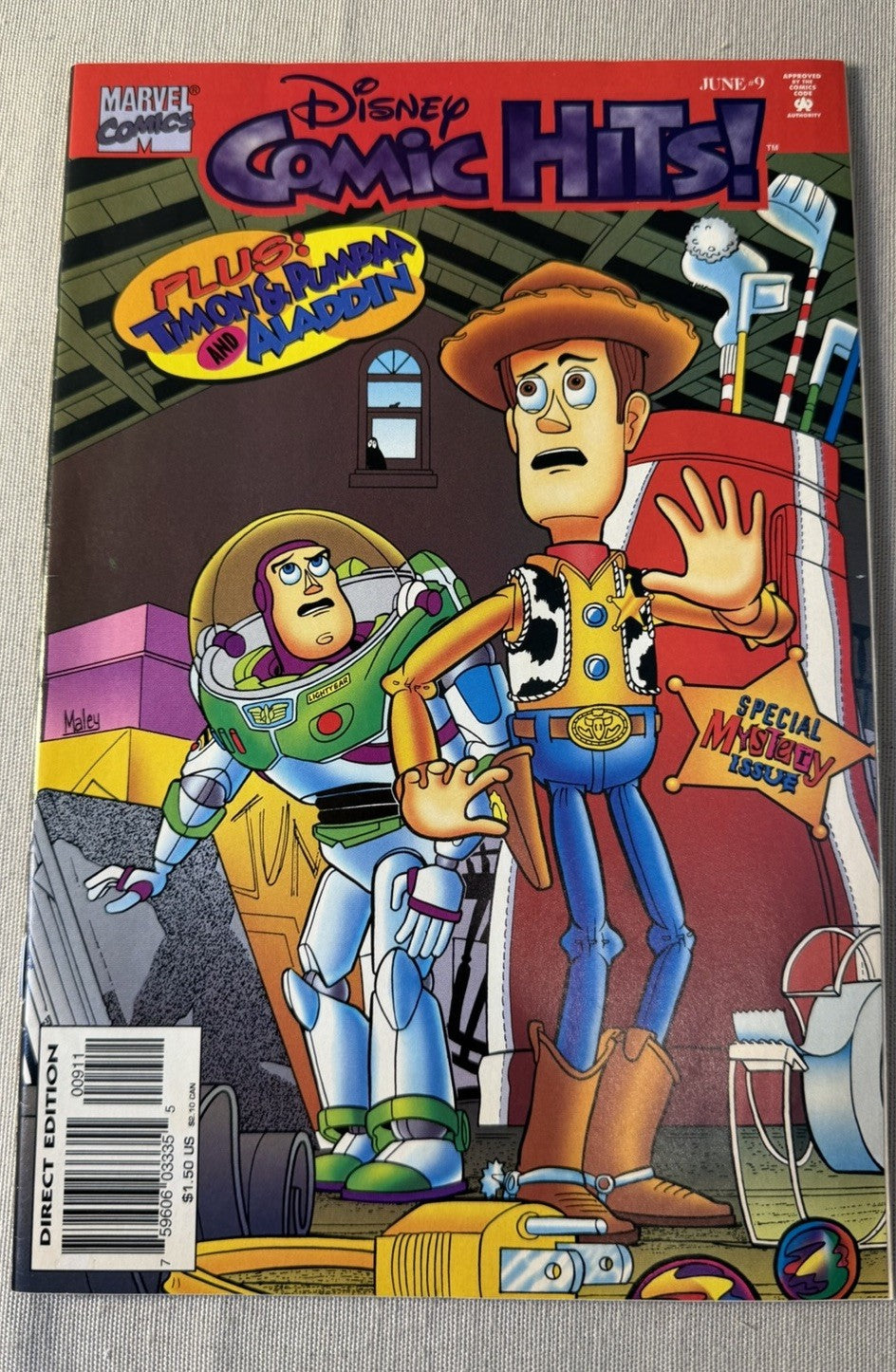 Toy Story Figures Comic Book Buzz Woody Forky Rex Bullseye Cards Toy Lot Disney