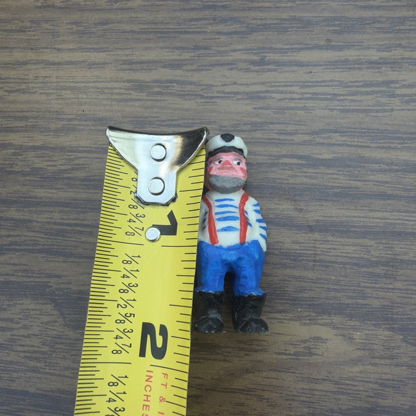 Vintage Salty Sailor Nautical Figurine Mini Maritime Collectible 1.5"