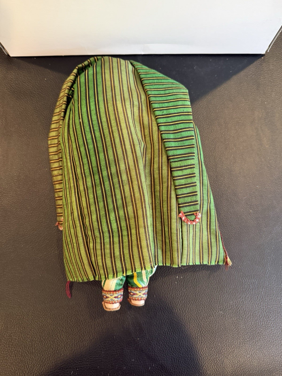 Handcrafted Central Asian Folk Costume Doll Traditional Textile Souvenir Display