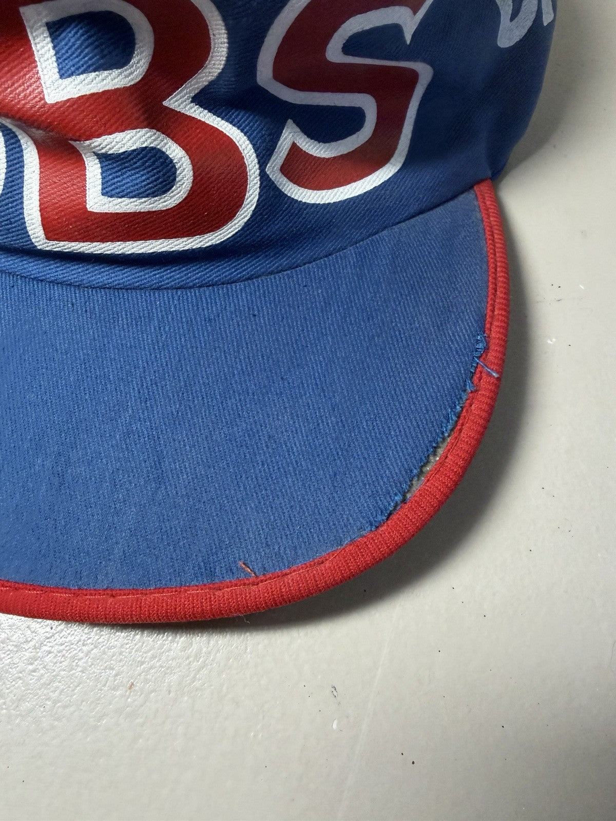 Vintage Chicago Cubs Hat Lot 3 MLB Baseball Cap Plastic Helmet Beanie Fan Gear