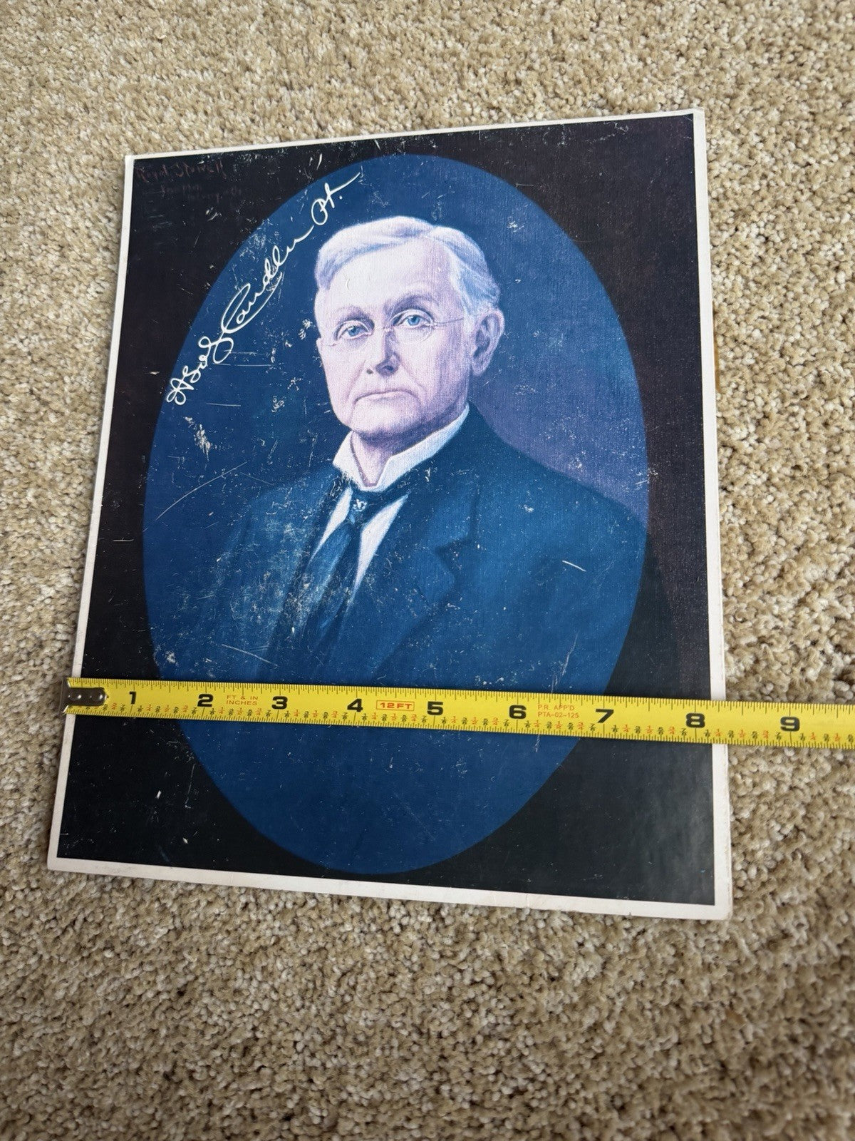 Vintage Coca Cola Founders Pemberton Asa Candler Oval Portrait Prints Set 2