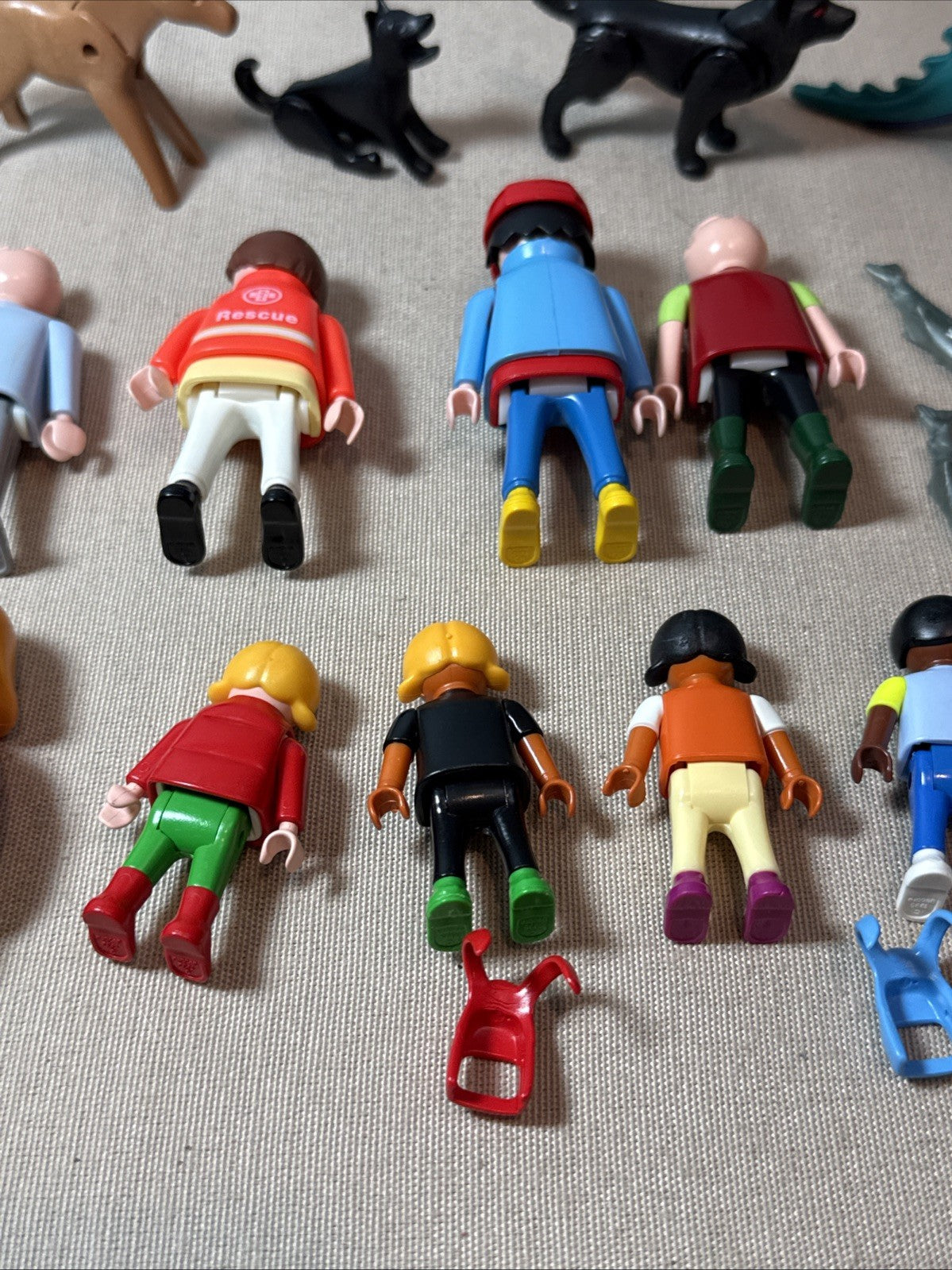 Vintage Playmobil Figure Animal Accessory Lot of 41  Geobra Town Dragon Castle