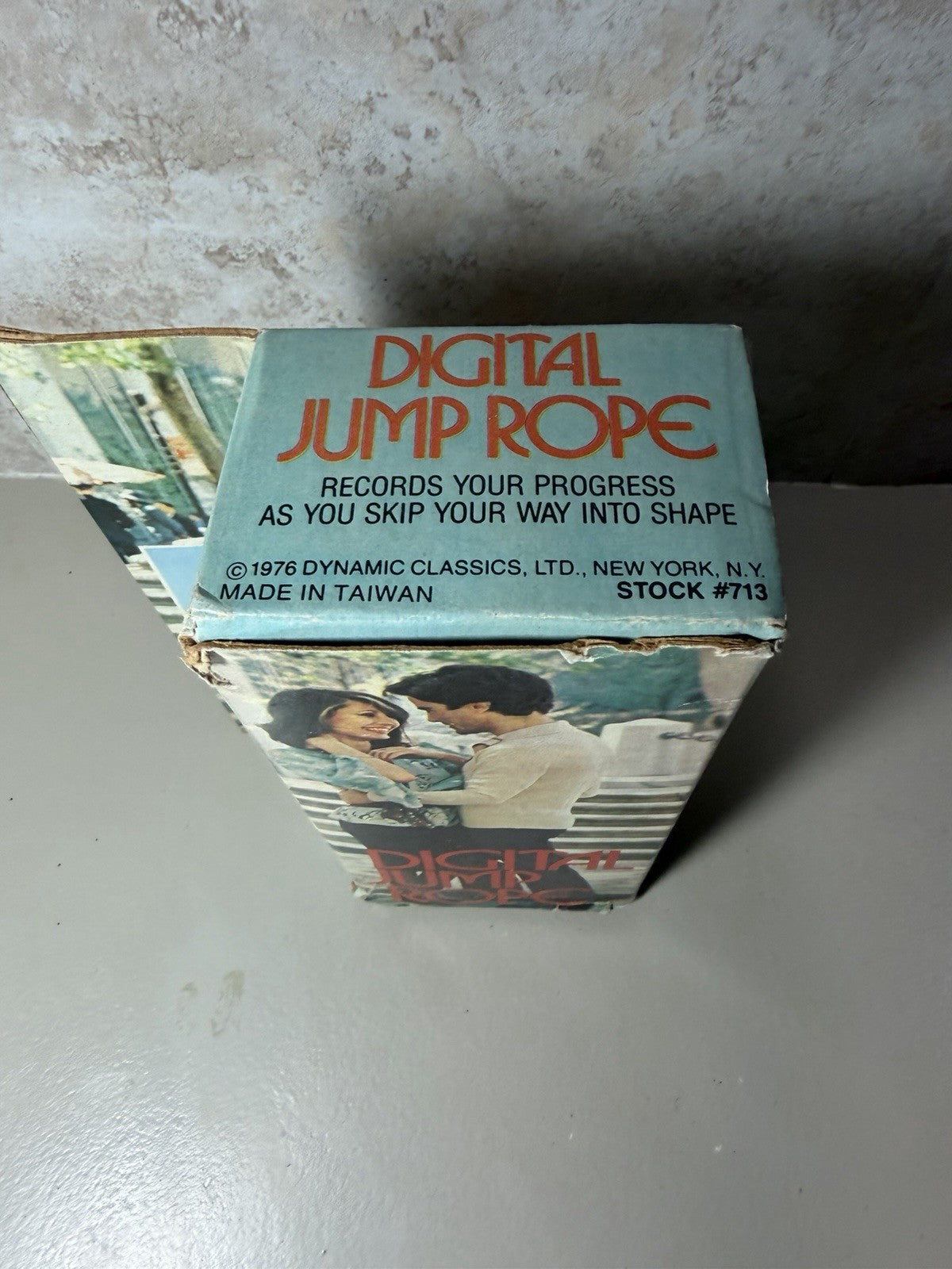 Vintage 1976 Dynamic Classics Digital Jump Rope Counter Exercise Fitness Boxed