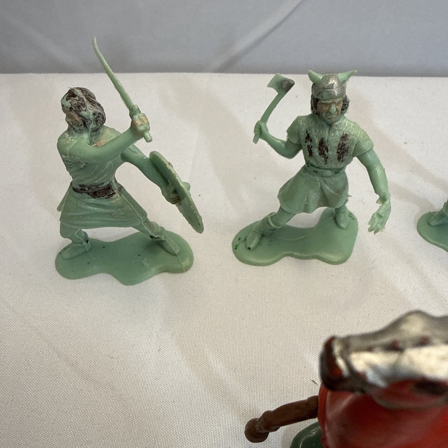 Marx & Britains Medieval Knights Horses Vikings Figures Mixed Lot of 8