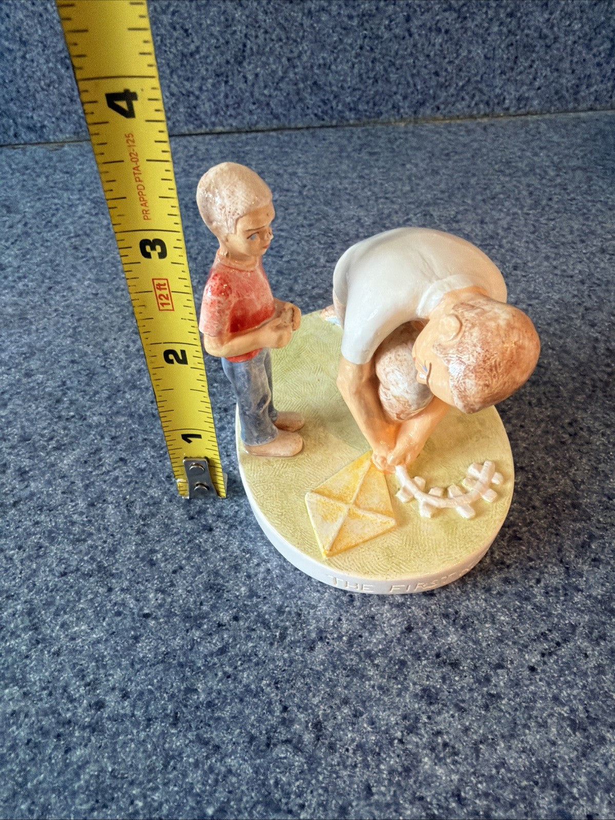 Sebastian Miniatures The First Kite Figurine Signed Hand Painted SR C I Vintage
