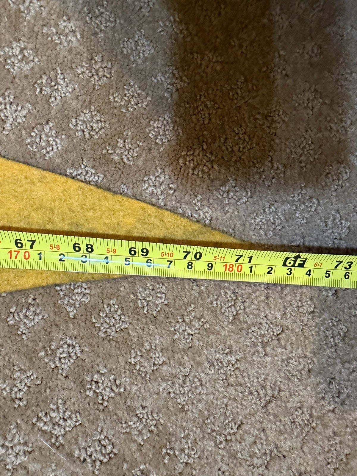 Vintage Meadowdale High School Felt Pennant Yellow Blue Neff Athletic Large 71"