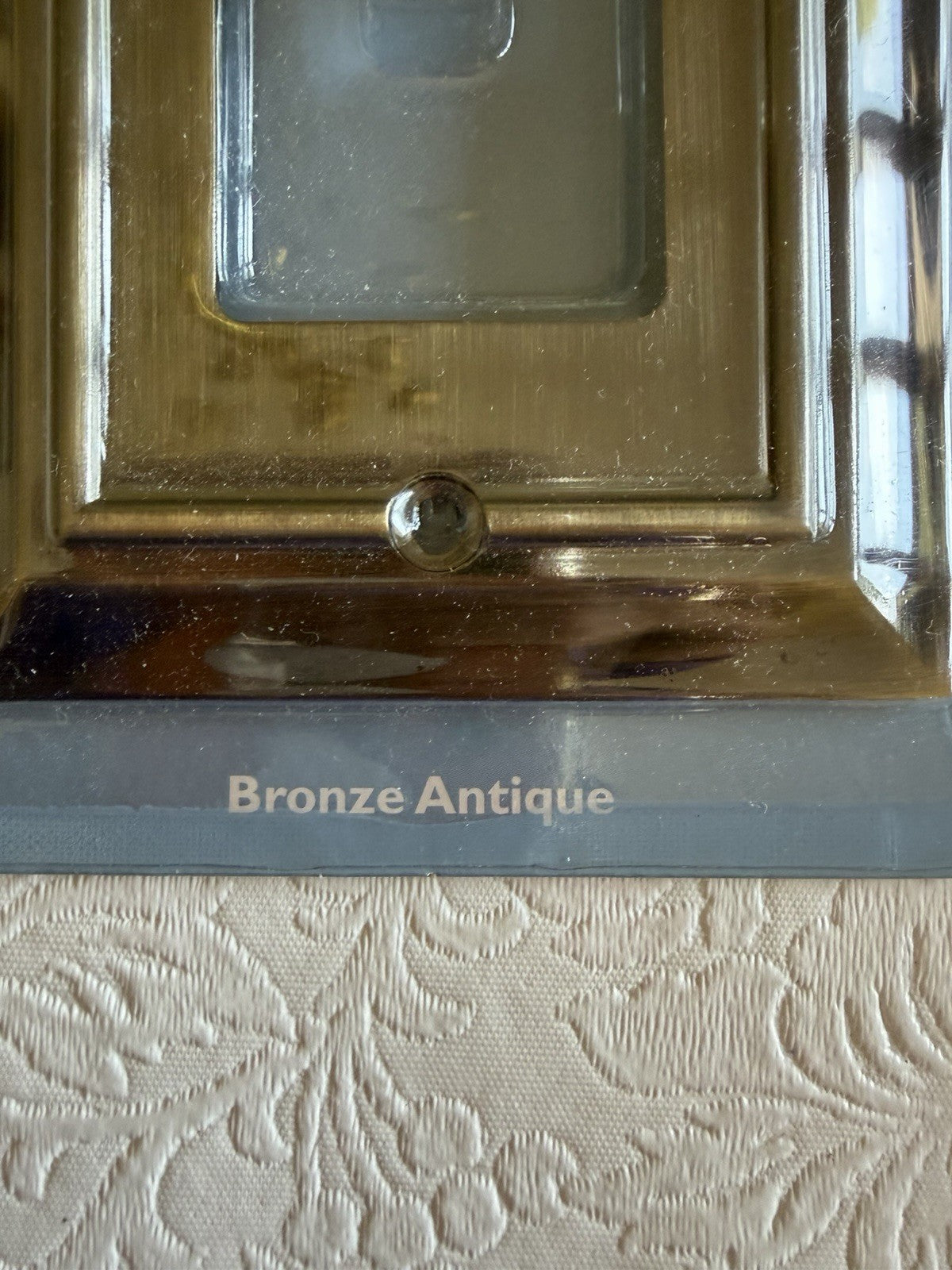 Brainerd GFCI Rocker Wall Plate Antique Bronze New Sealed Cover