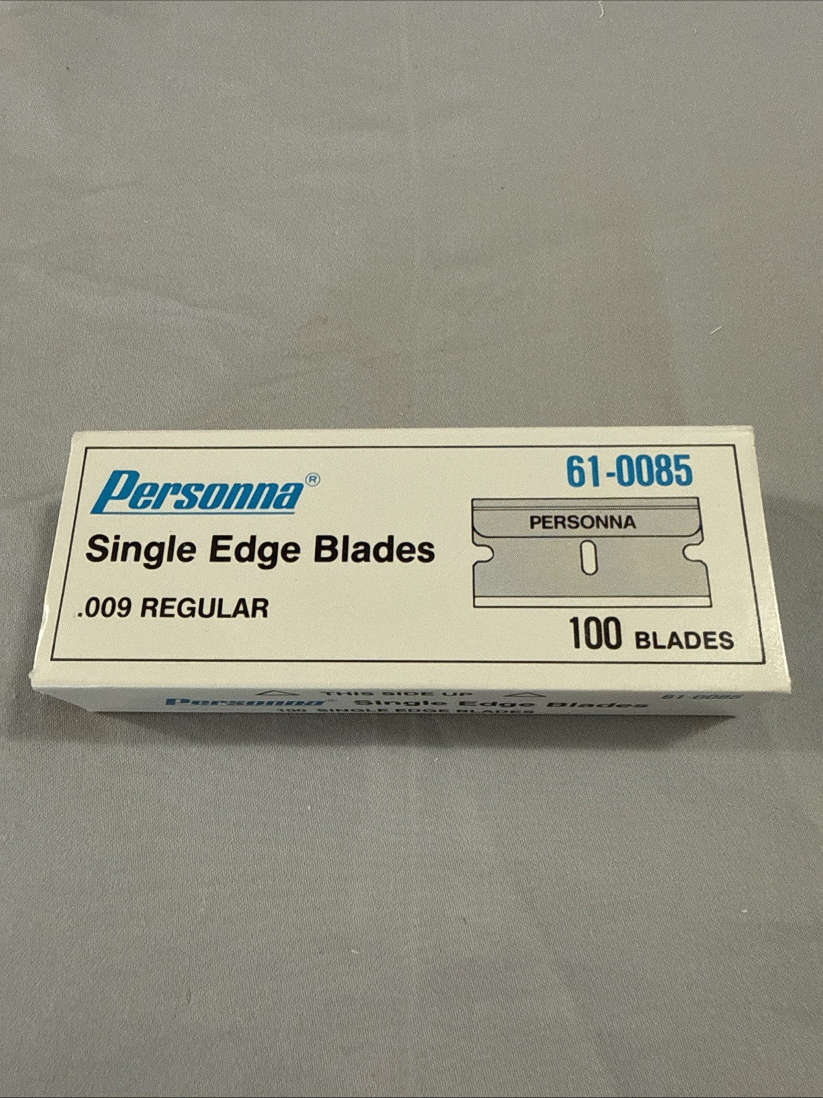 Personna Single Edge Razor Blades 100-ct  .009 regular Surgical Carbon Steel