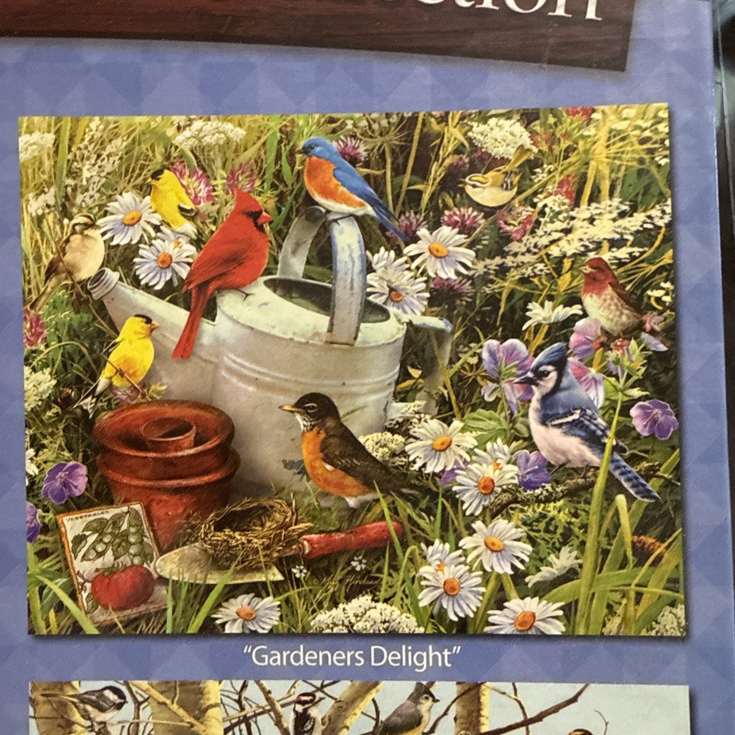 Birds of the Season 500 Piece Jigsaw Puzzle Lot of 4 Preowned Nature Art